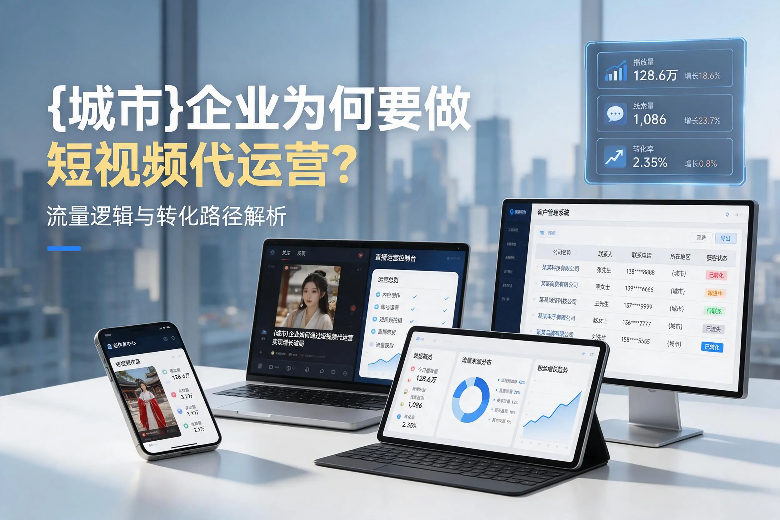 临汾企业为何要做短视频代运营？流量逻辑与转化路径解析