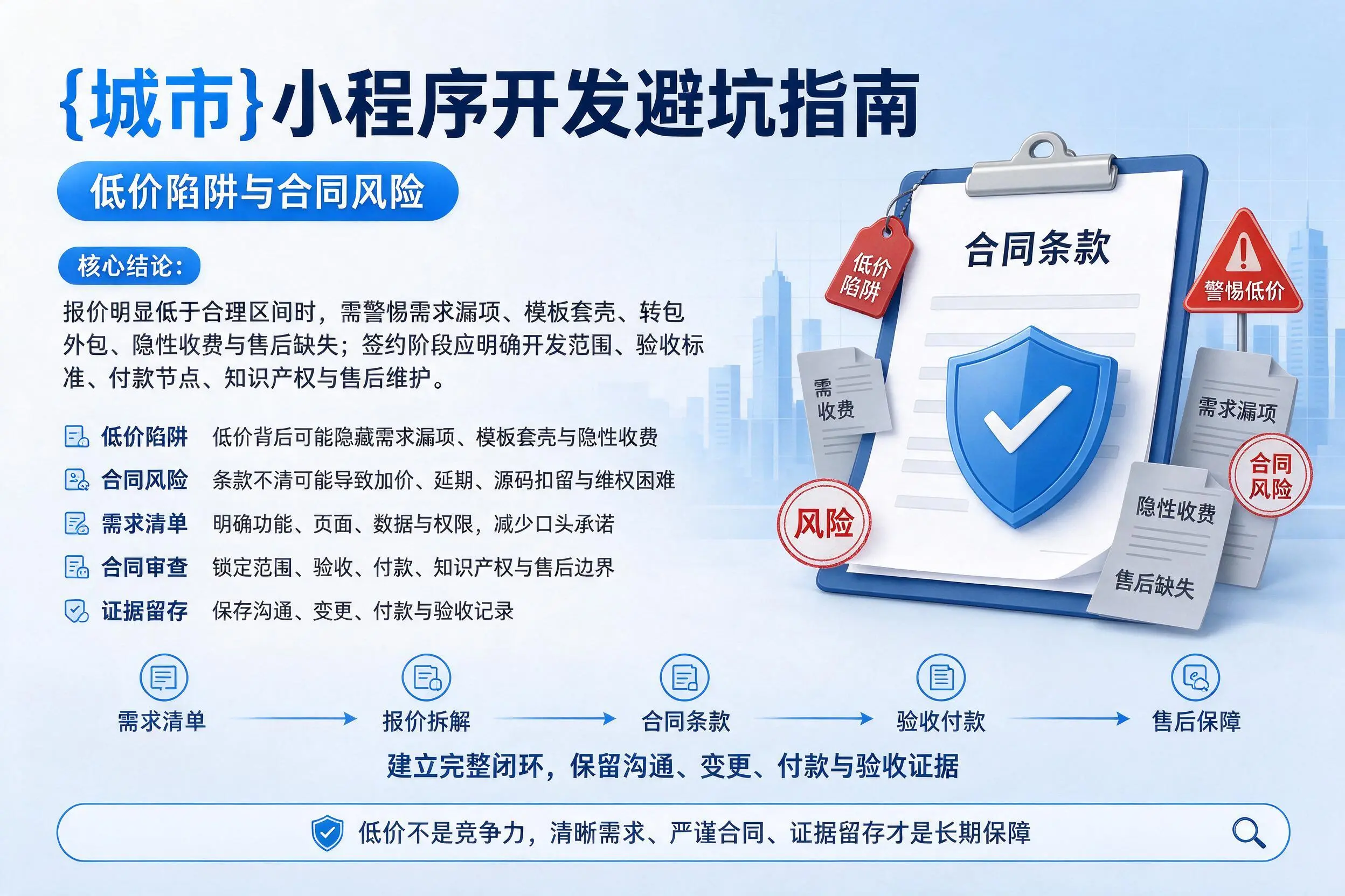 临汾小程序开发避坑指南：低价陷阱与合同风险