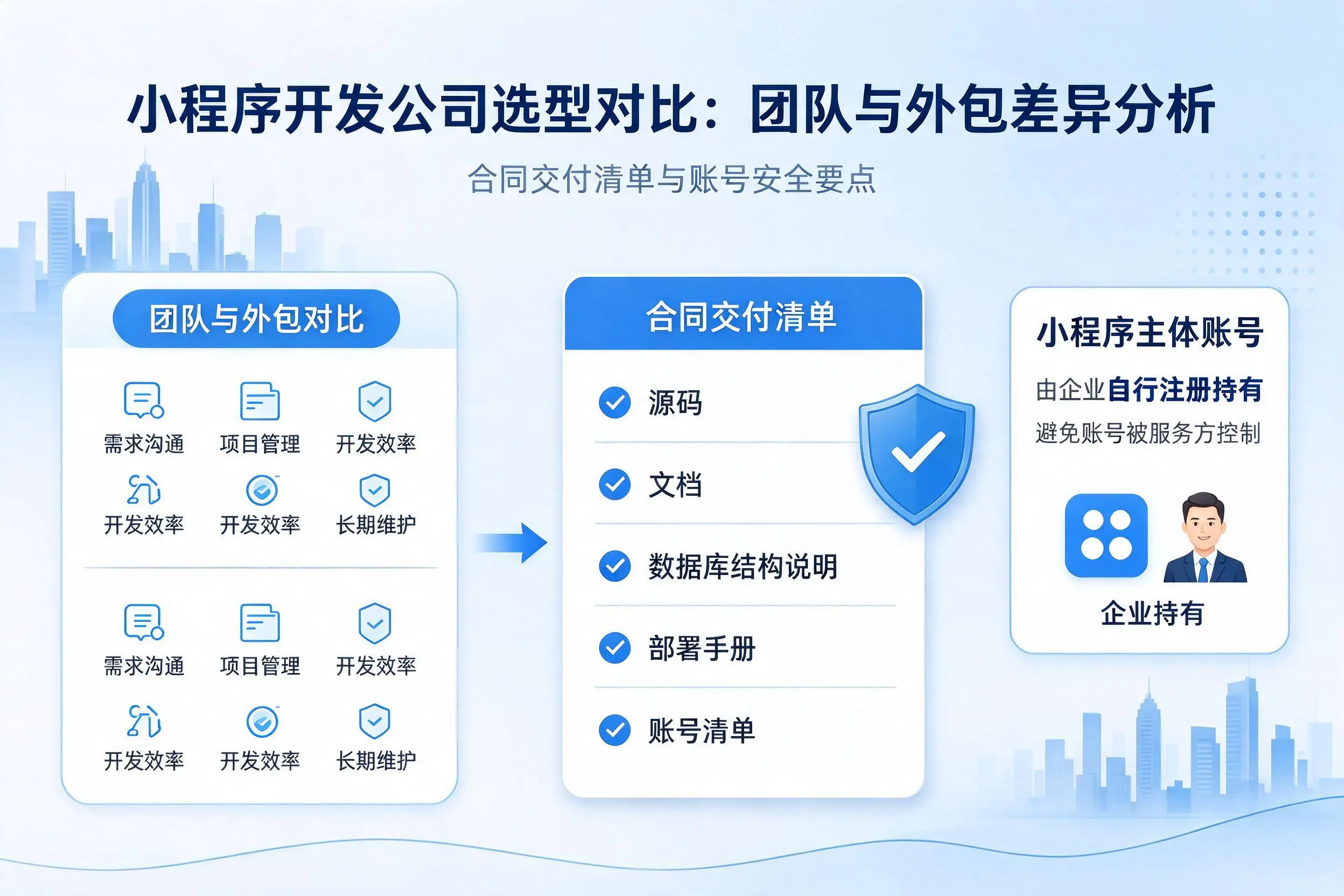 临汾小程序开发公司选型对比:团队与外包差异分析