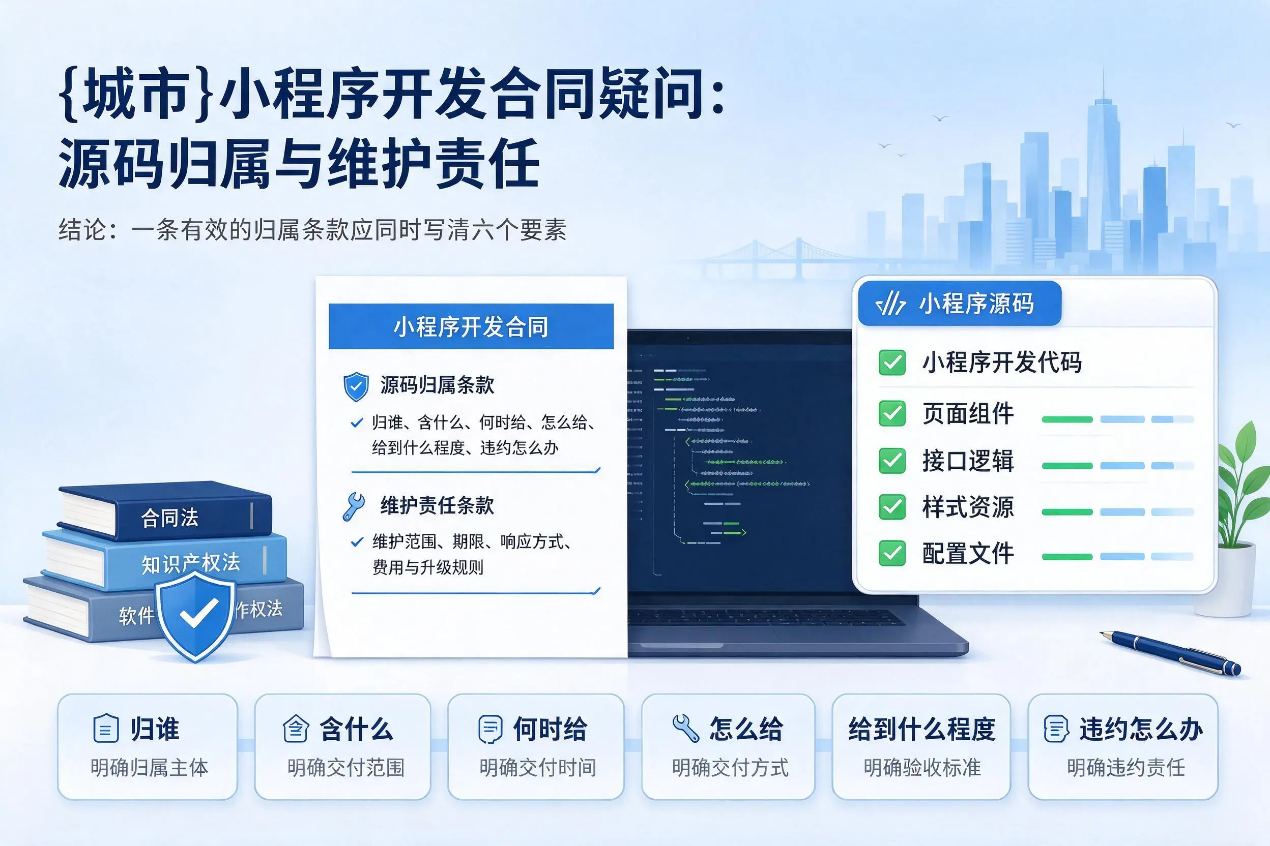 临汾小程序开发合同疑问：源码归属与维护责任