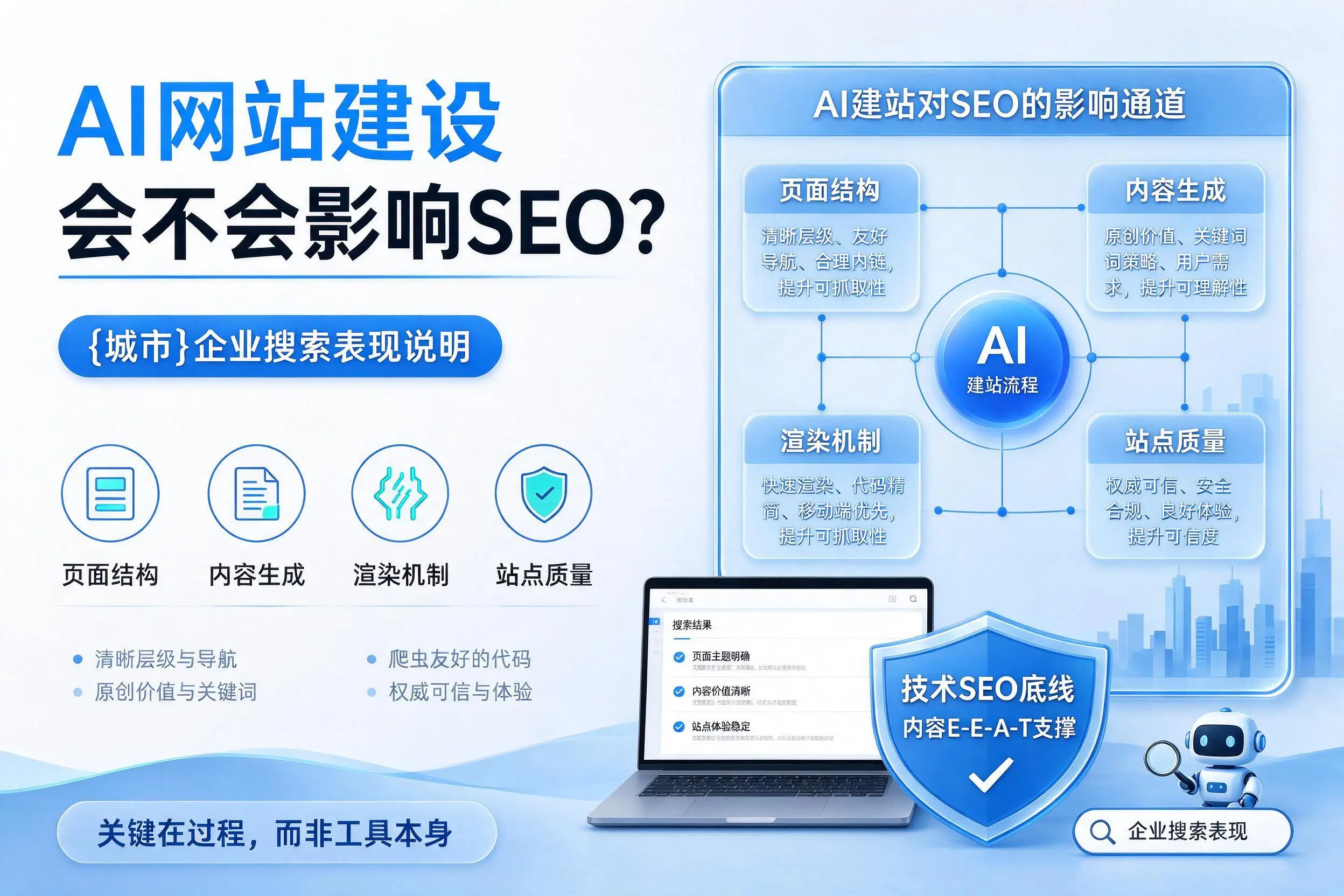 AI网站建设会不会影响SEO？临汾企业搜索表现说明