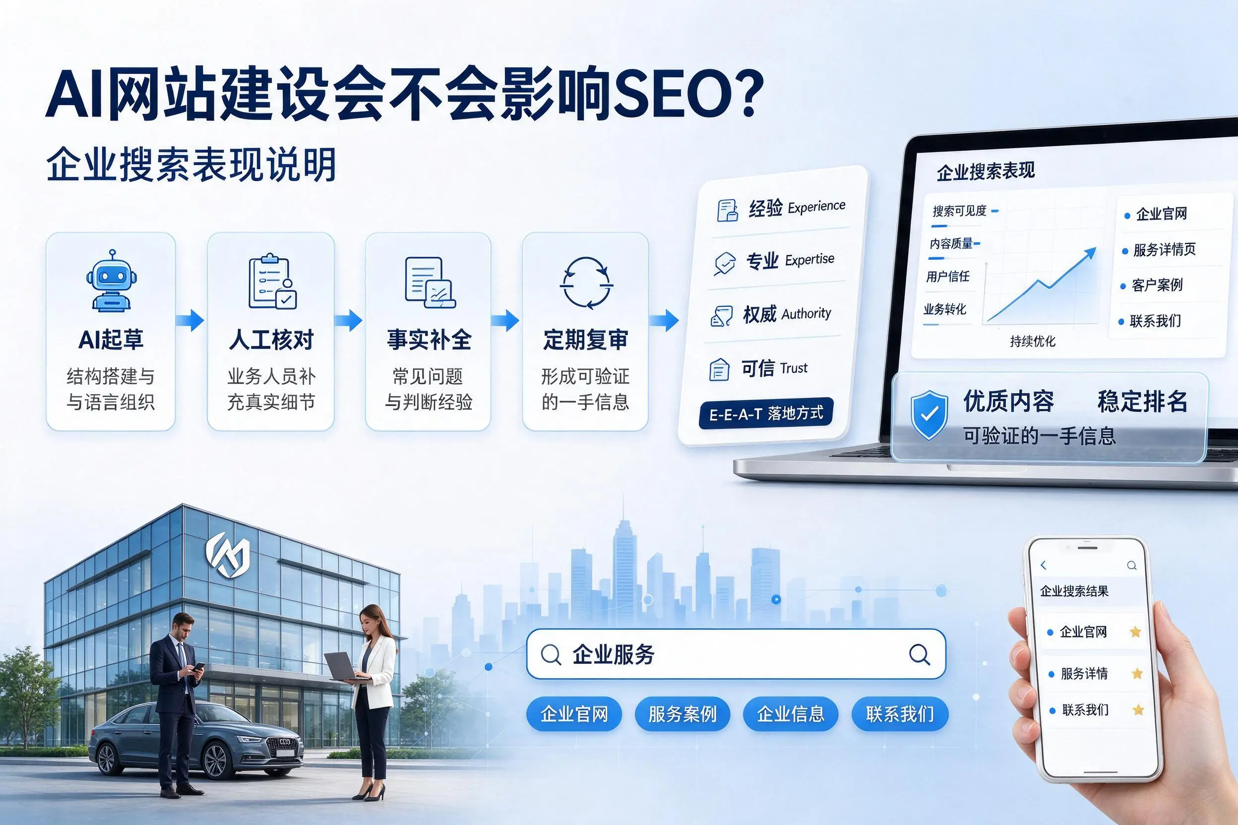 AI网站建设会不会影响SEO？临汾企业搜索表现说明