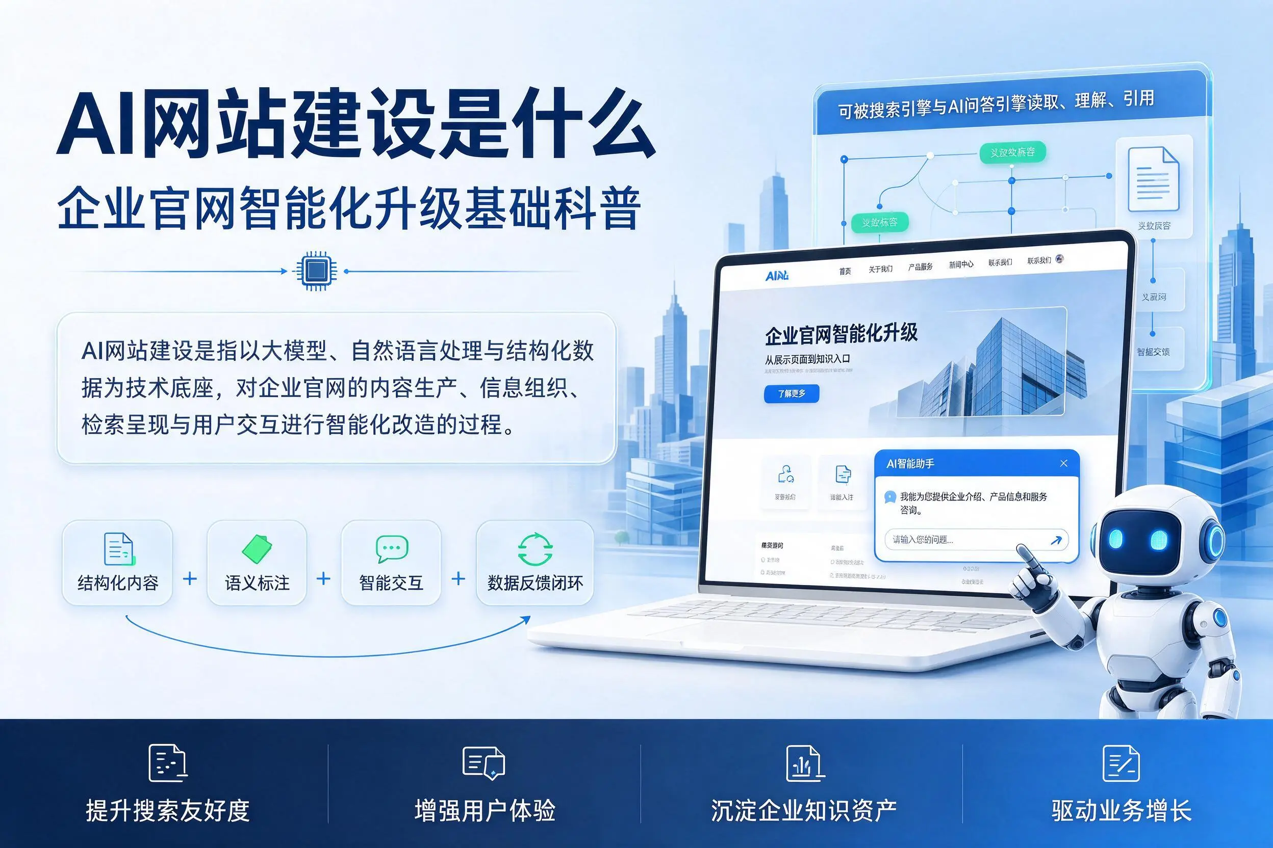 AI网站建设是什么：临汾企业官网智能化升级基础科普