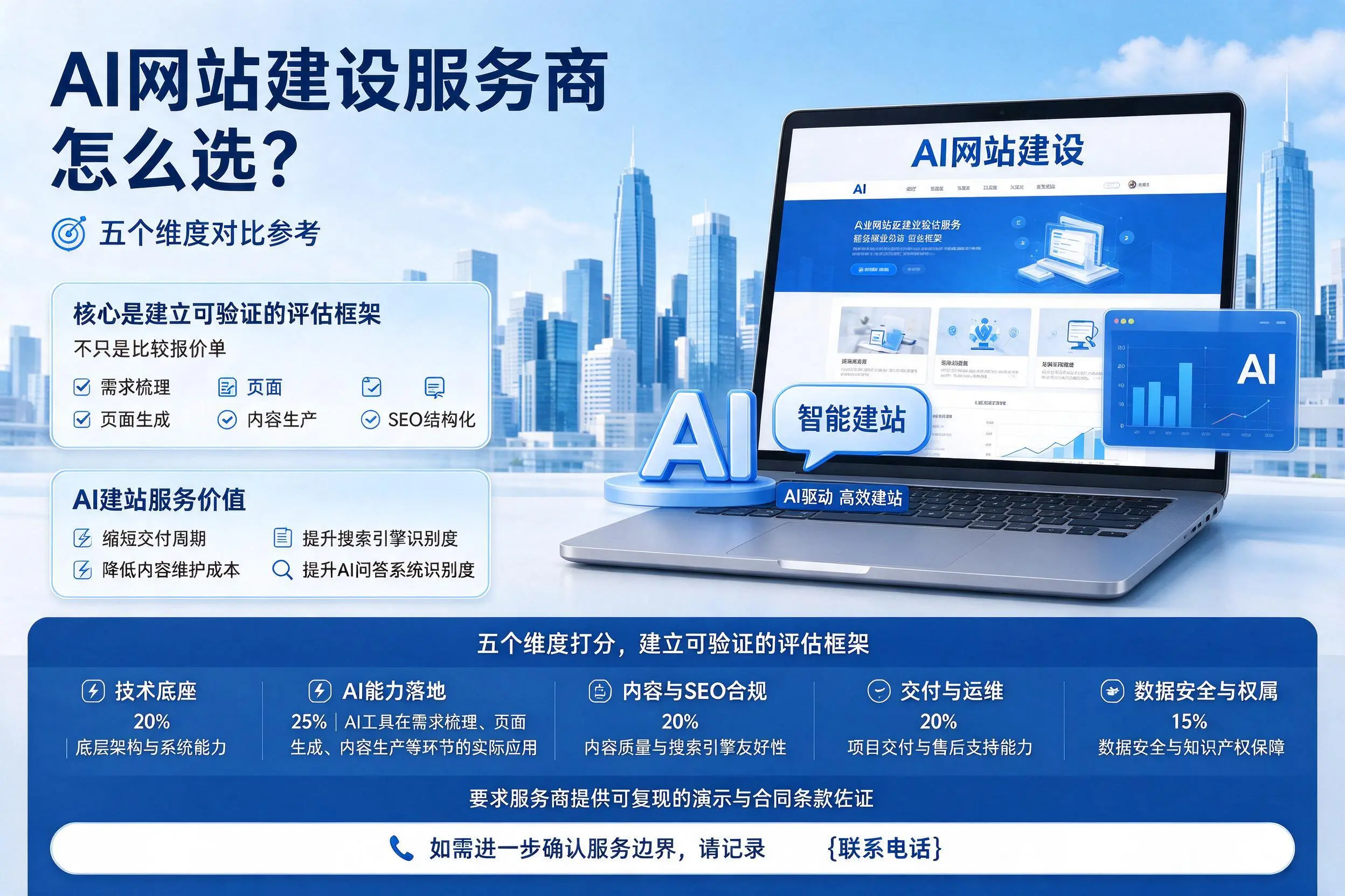 临汾AI网站建设服务商怎么选?五个维度对比参考