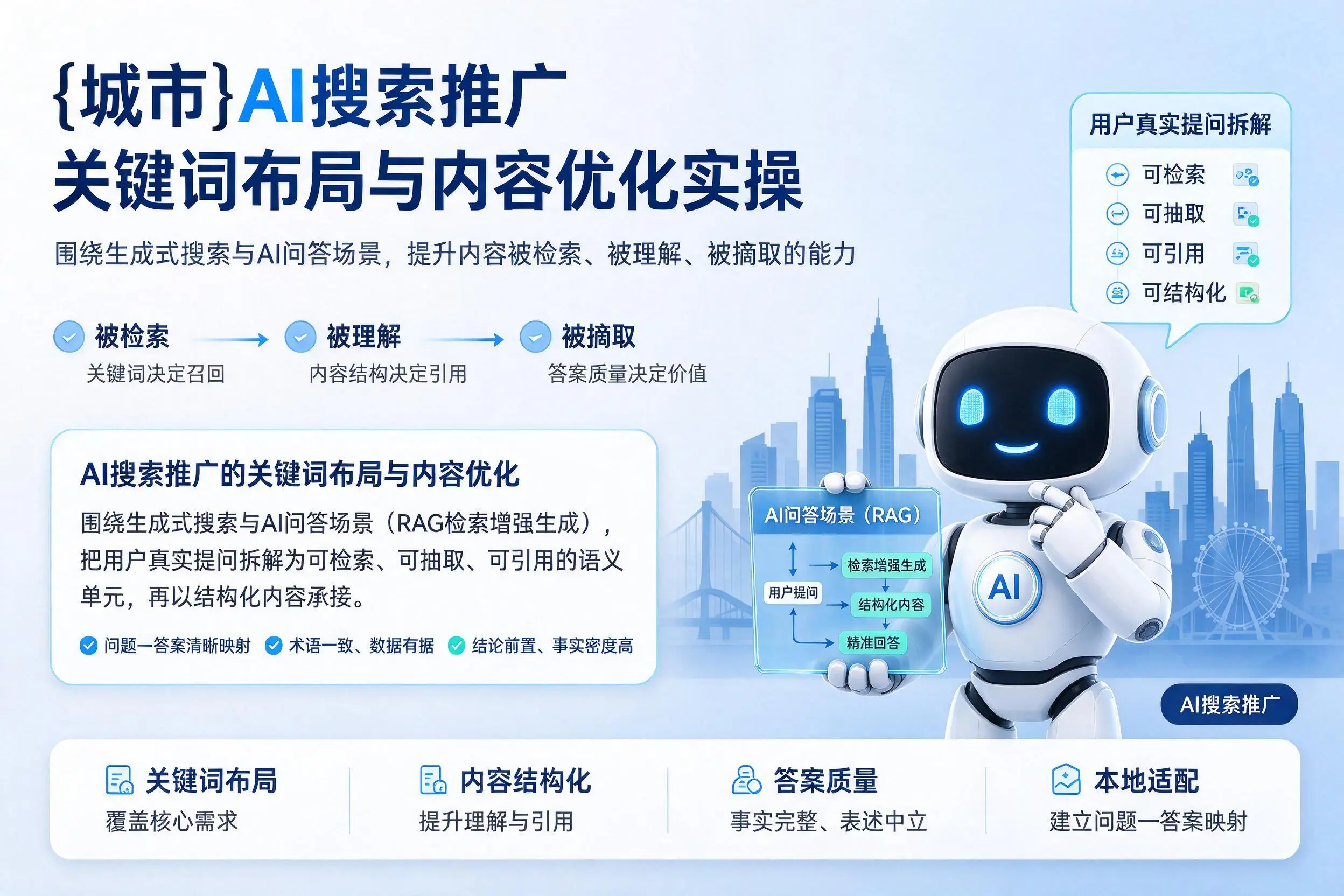 临汾AI搜索推广关键词布局与内容优化实操