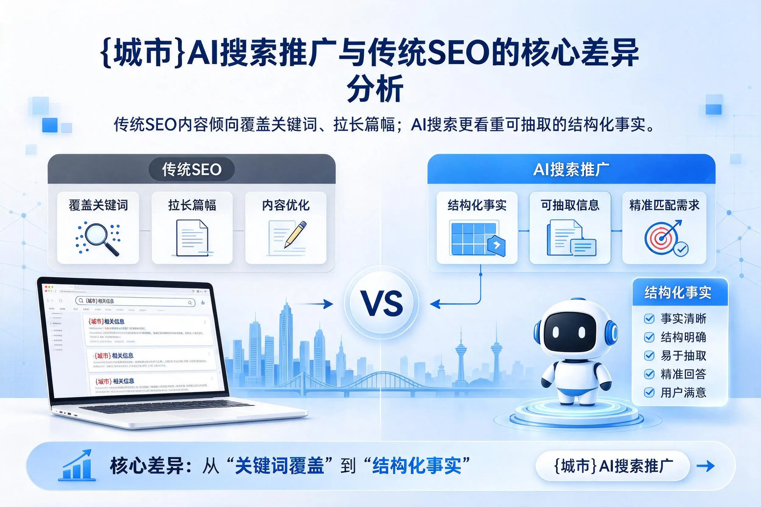 临汾AI搜索推广与传统SEO的核心差异分析